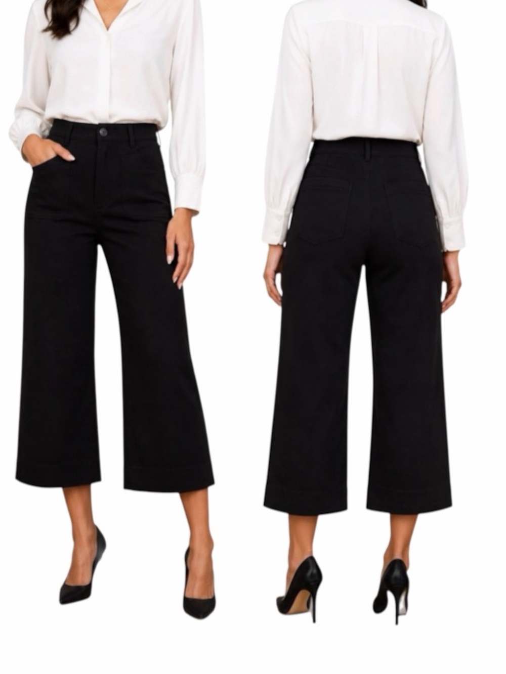 LC Lauren Conrad Wildflower Super High Rise Wide Leg Pants Size women’s 10